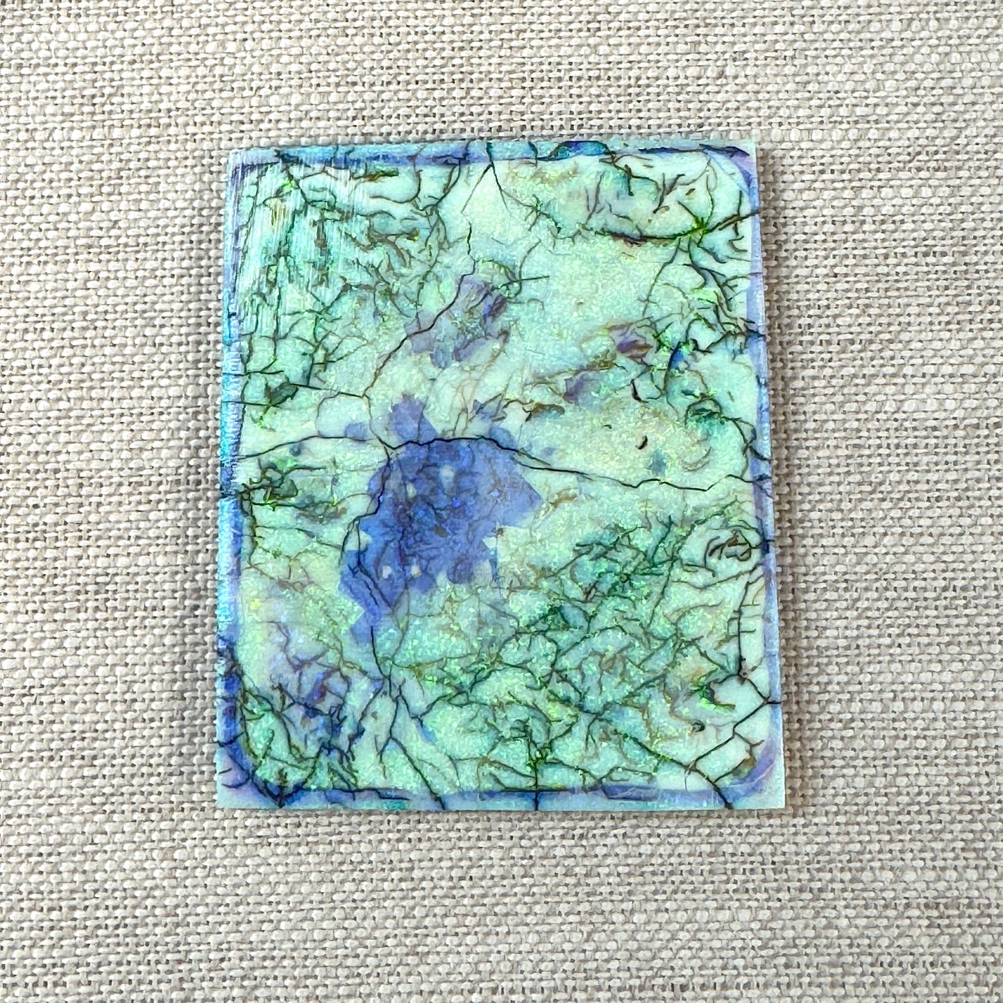 Sterling Opal Unbacked Rough Slab - 10.4 gr
