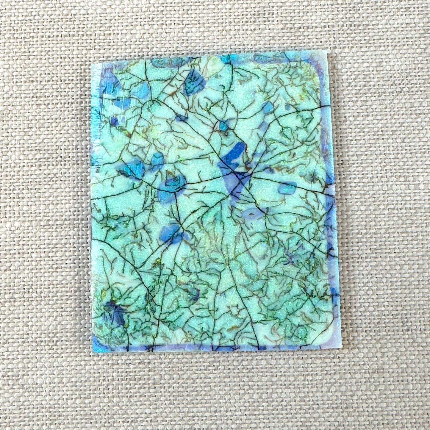 Sterling Opal Unbacked Rough Slab - 9.8 gr