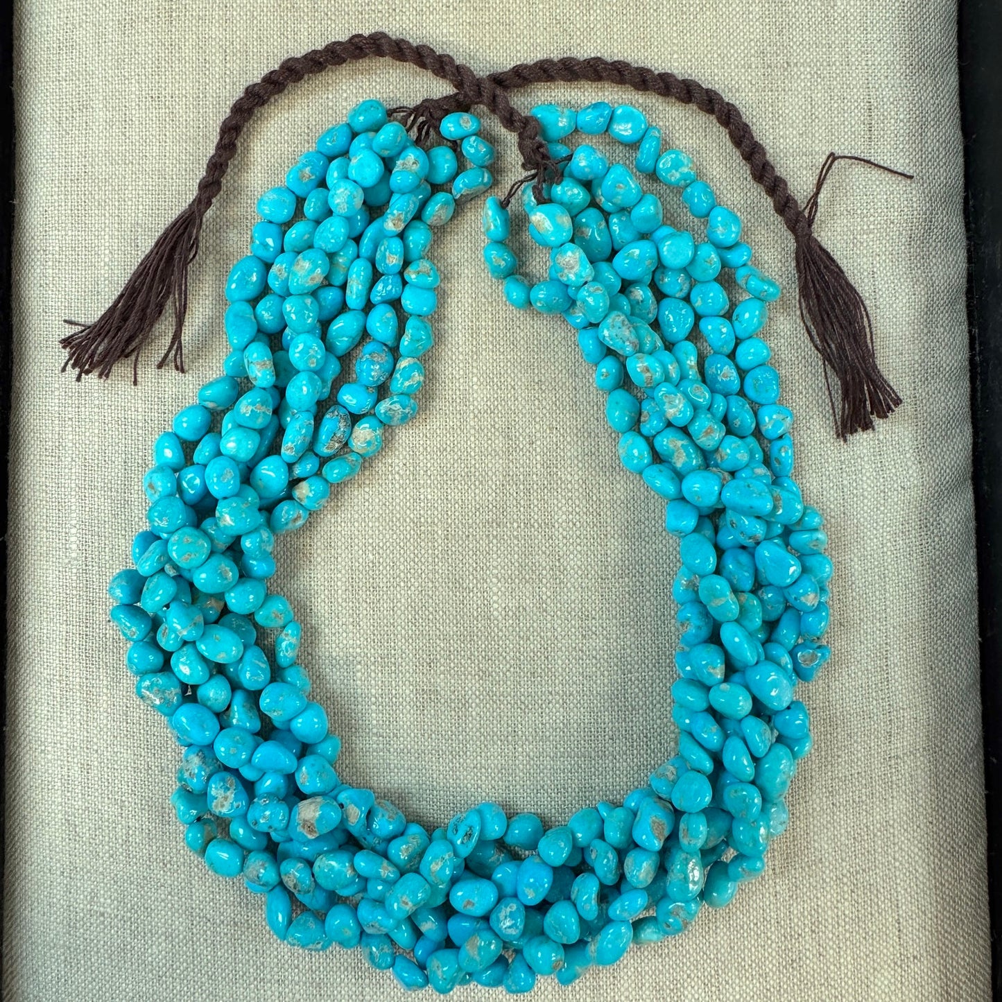 Blue Ridge 6.5mm Smooth Nugget Beads -- 16" strand