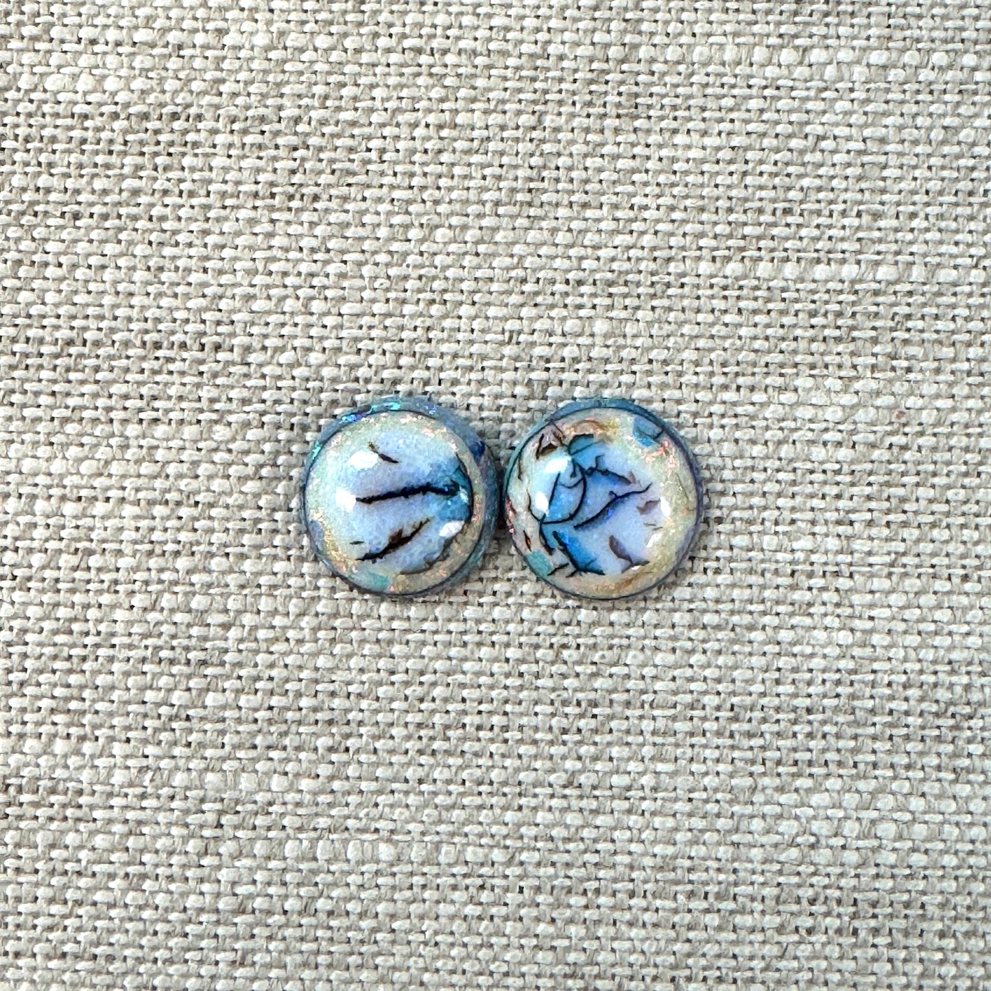 Sterling Opal 10mm Round Cabochon Set