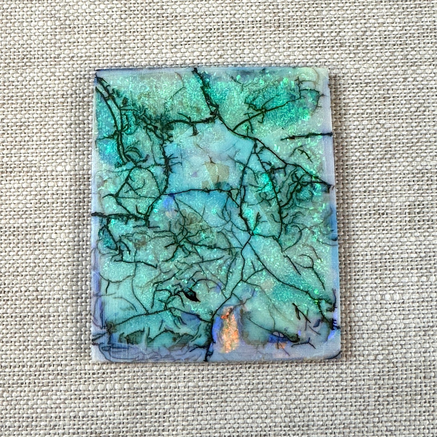 Sterling Opal Unbacked Rough Slab - 10.9 gr