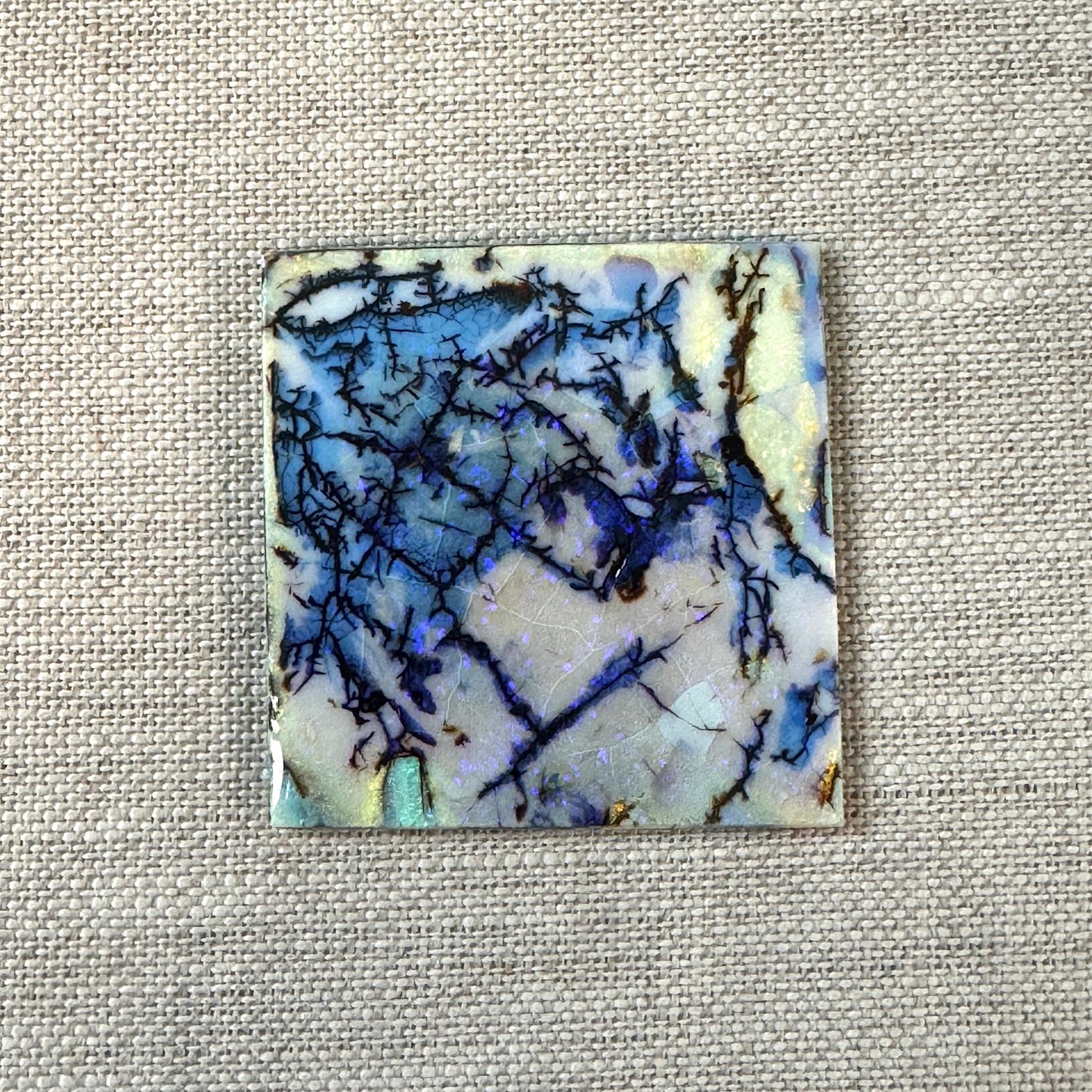 Sterling Opal Unbacked Rough Slab - 9 gr