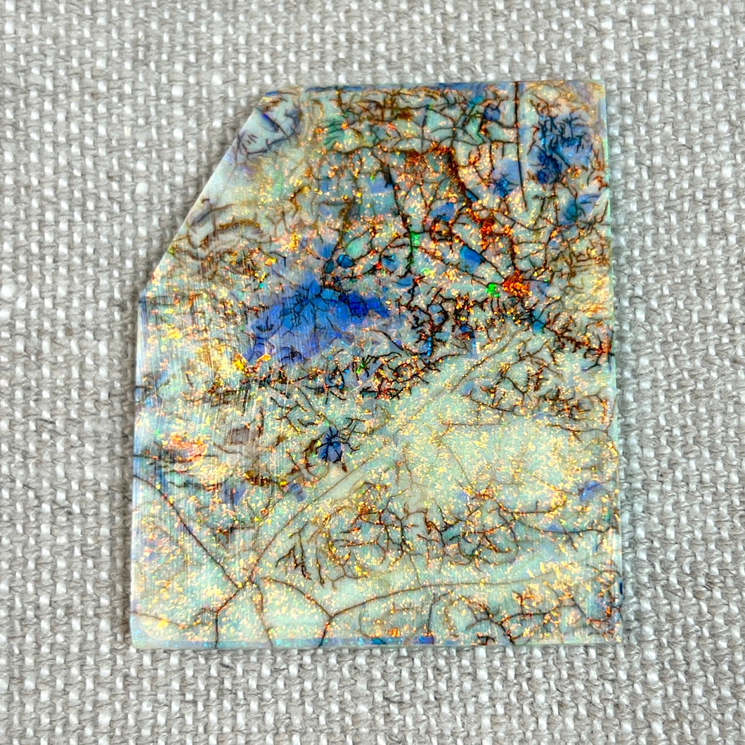 Sterling Opal Unbacked Rough Slab - 10.5 grams