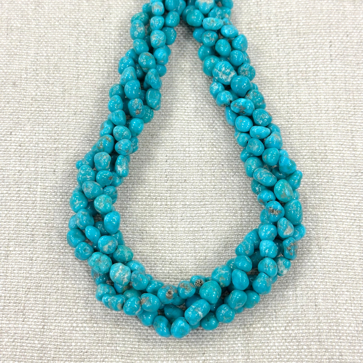 White Water 7-7.7mm Freeform Nugget Strands-- 16"