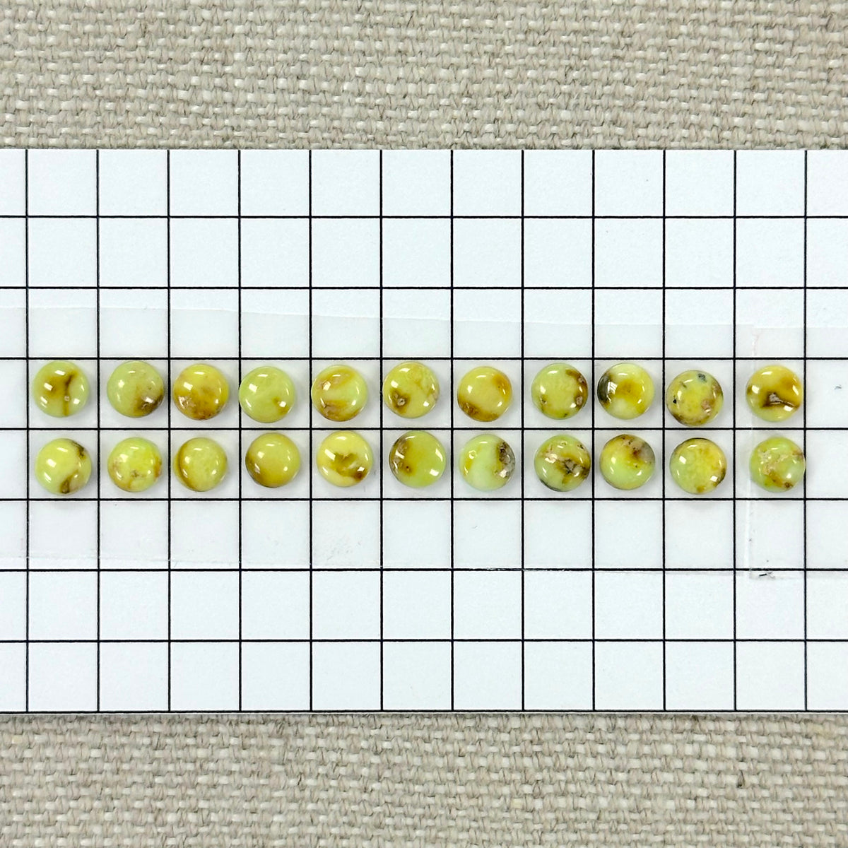 Palomino Calibrated Cabochon Set-- 22 piece