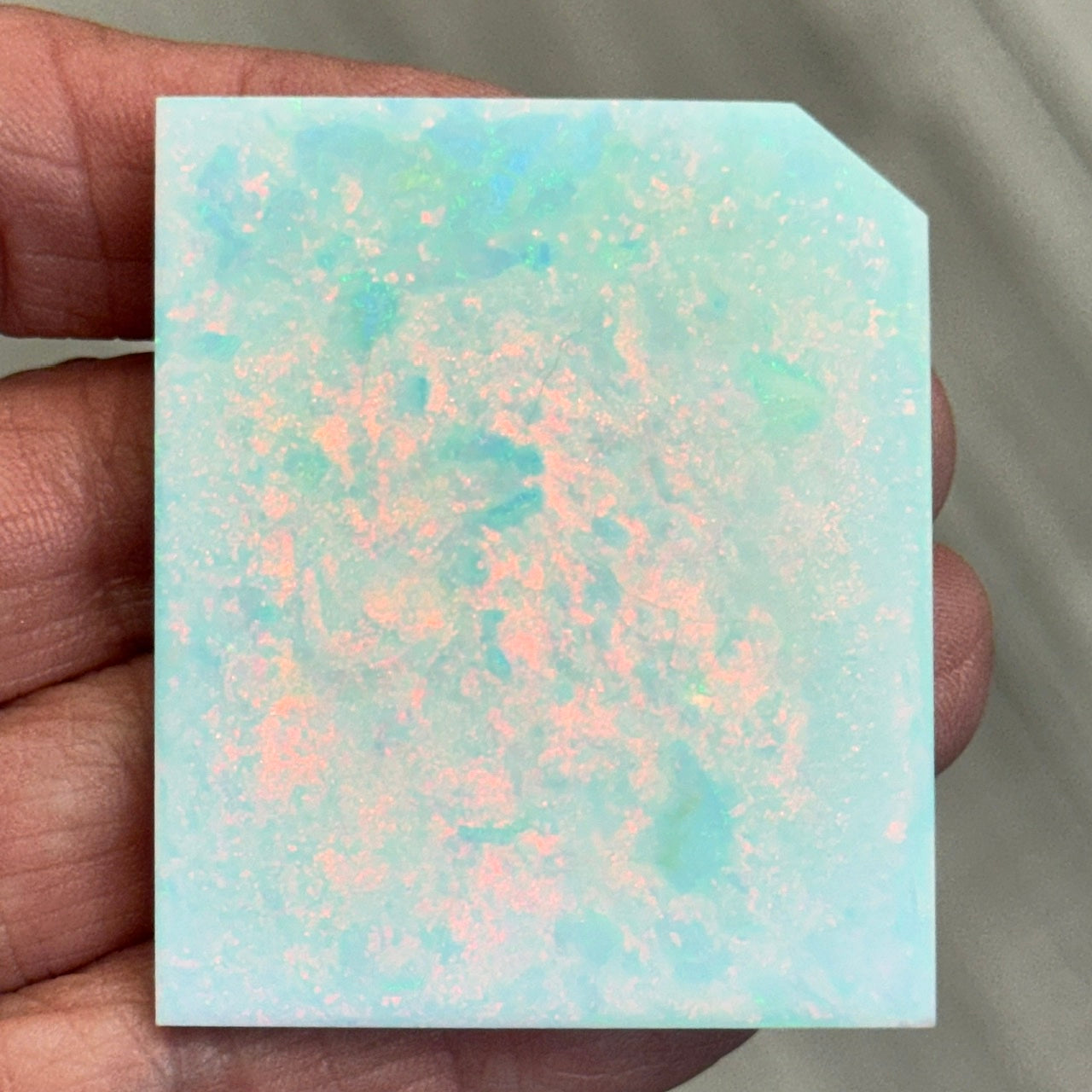 Sterling Opal Unbacked Rough Slab - 12.8 gr
