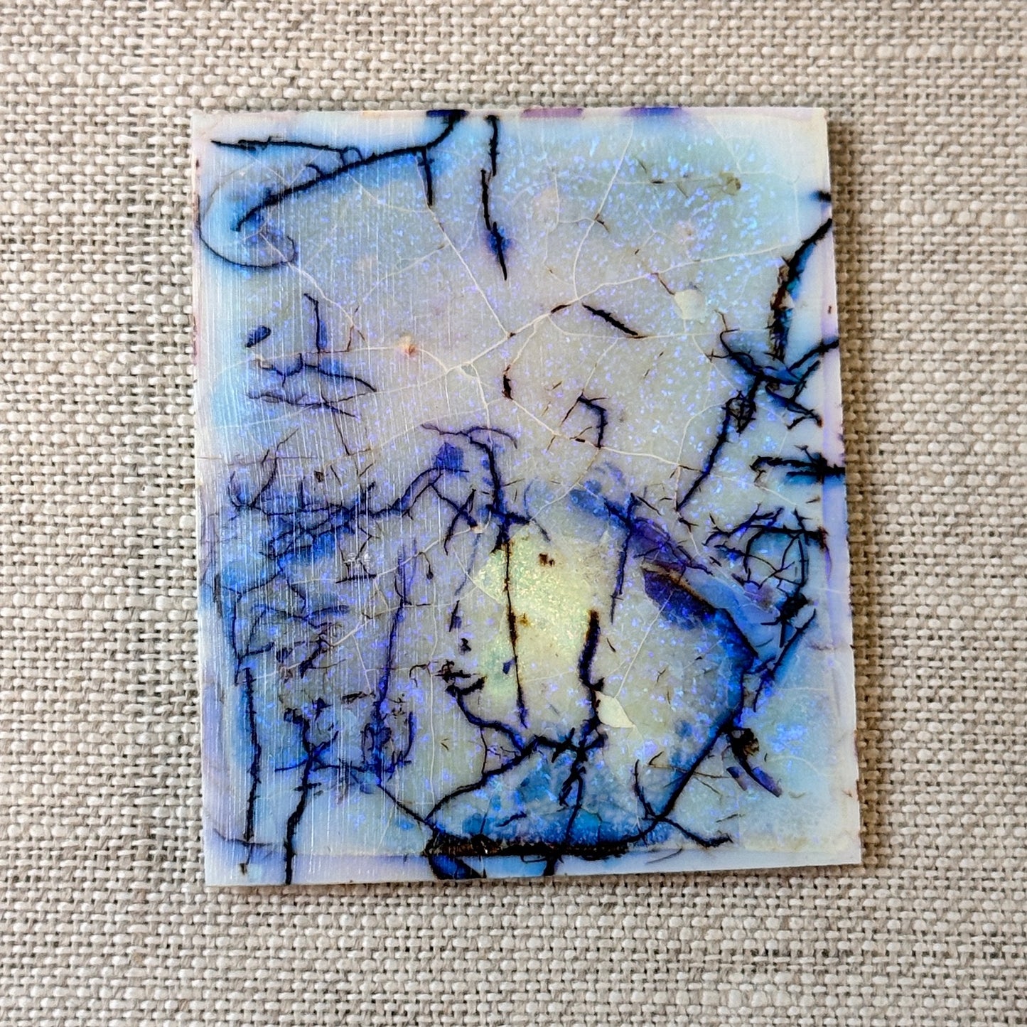 Sterling Opal Unbacked Rough Slab -11.4 grams