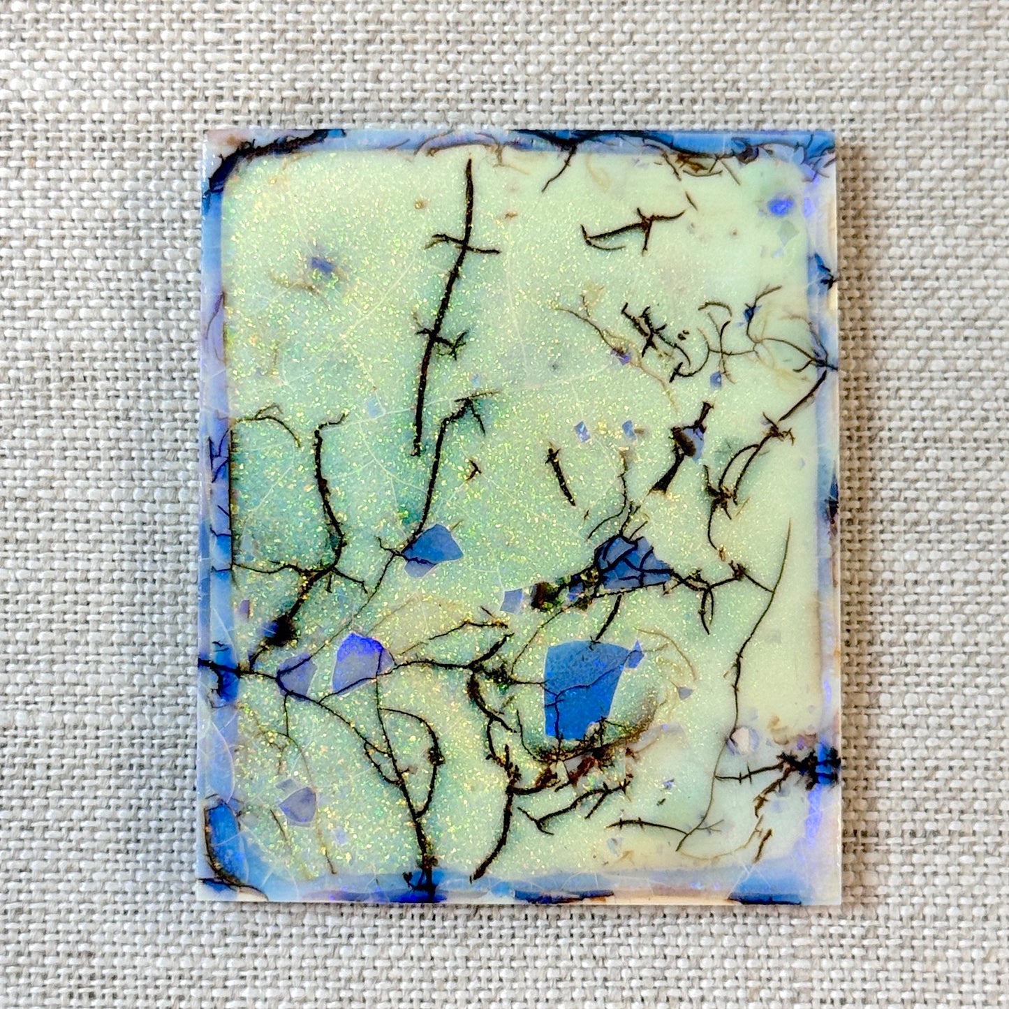 Sterling Opal Unbacked Rough Slab - 13 grams