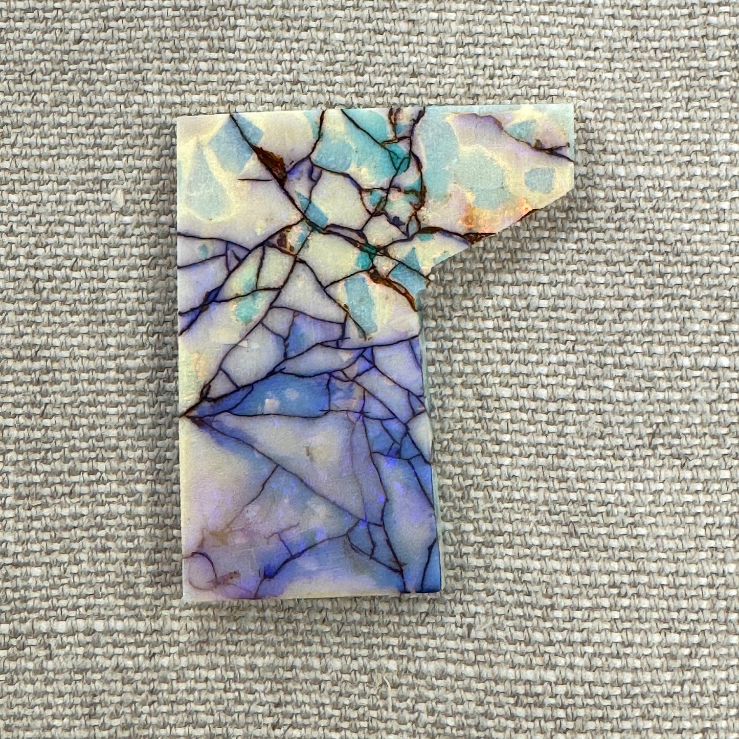 Sterling Opal Unbacked Rough Slab - 7.8 gr