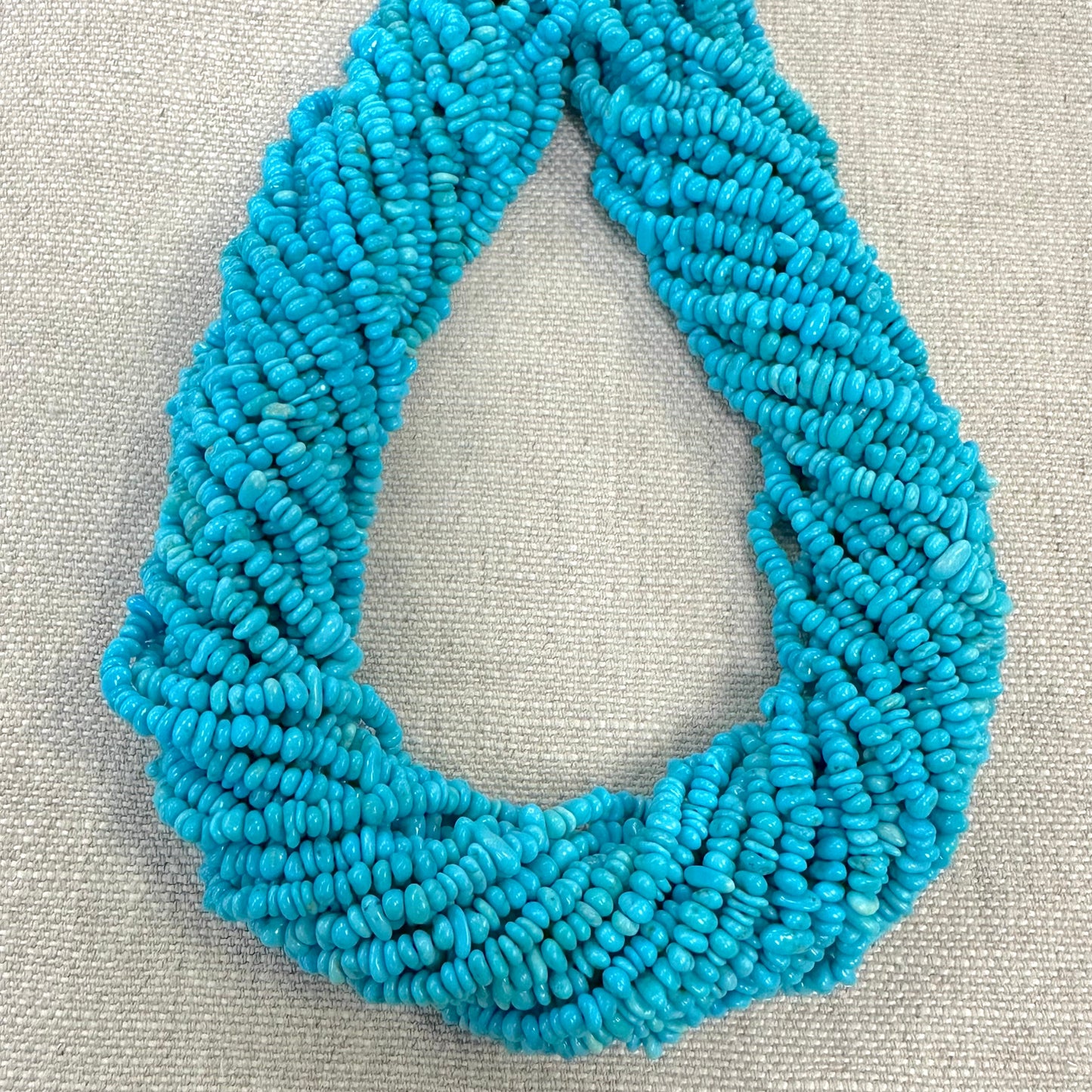 Blue Ridge 4.4-4.7mm Smooth Flat Nugget Beads -- 18" strand