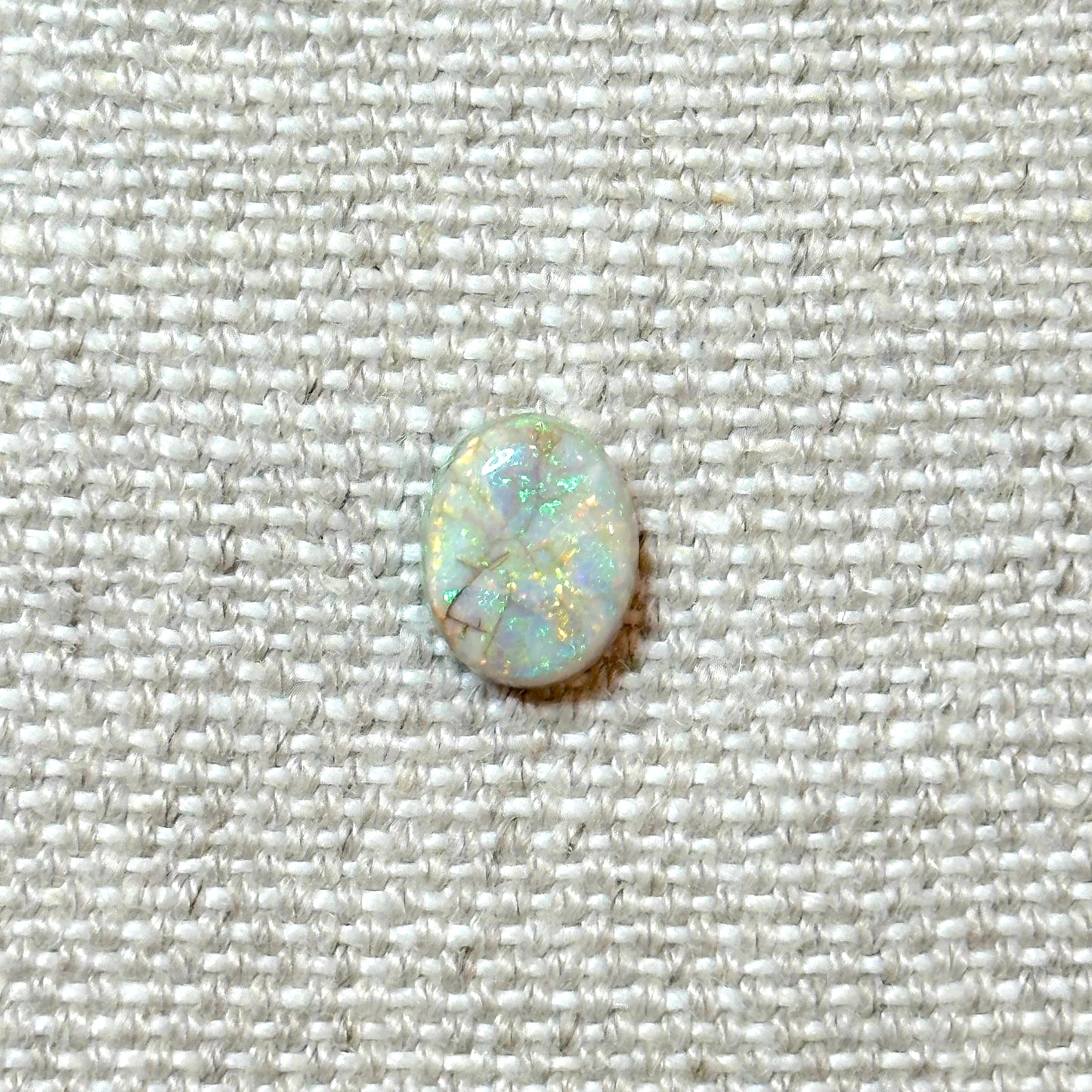 Sterling Opal 8x10mm Oval Cabochon