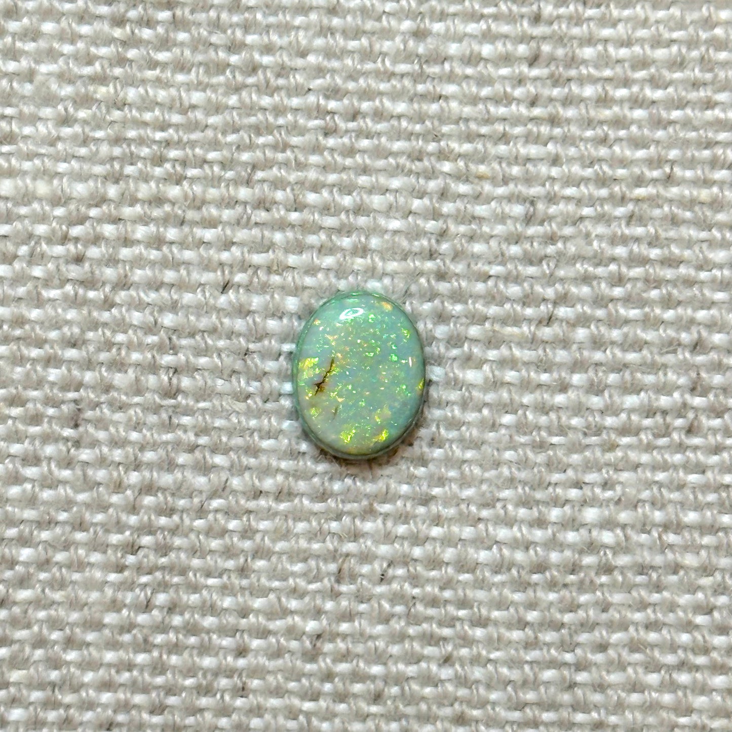 Sterling Opal 8x10mm Oval Cabochon