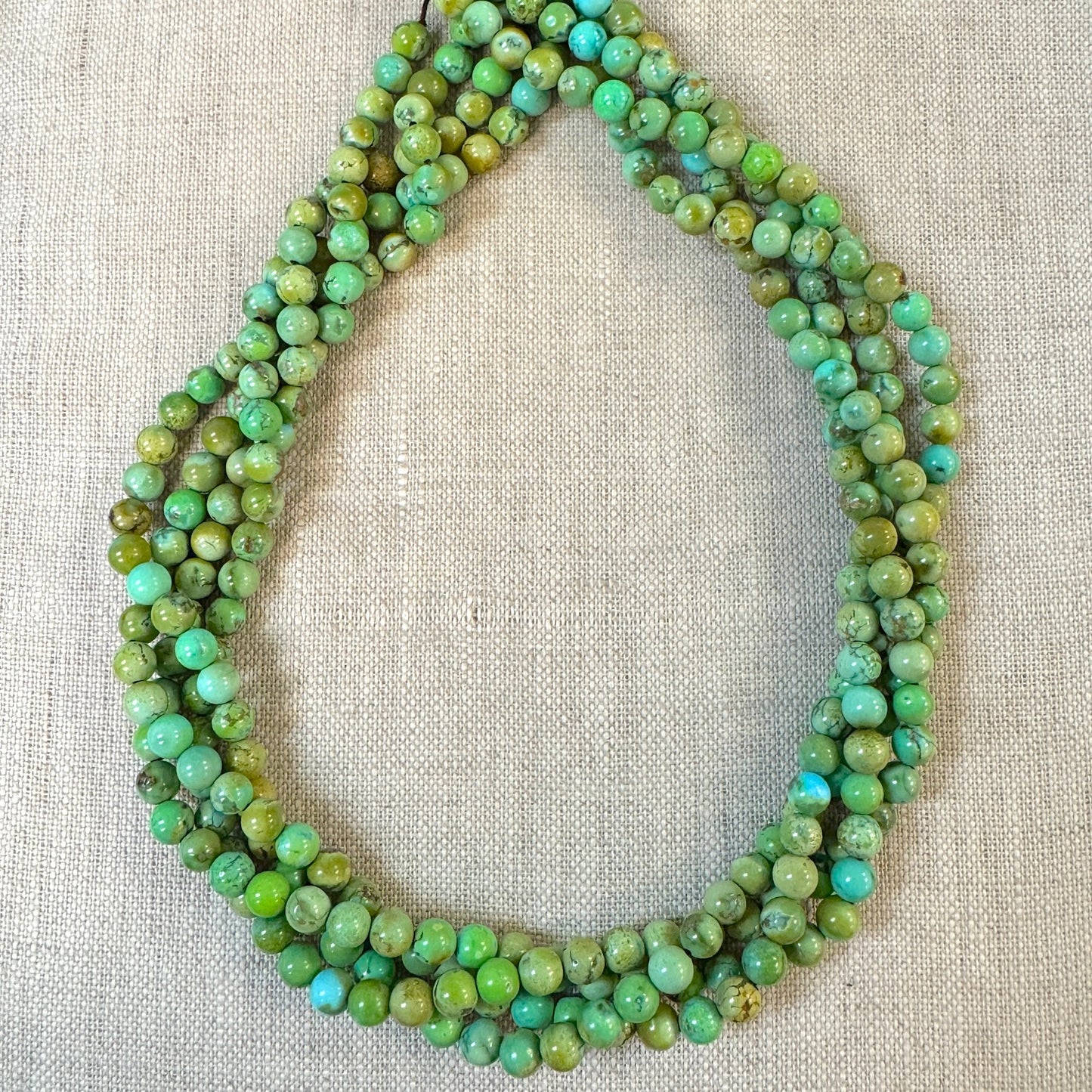 Sonoran Gold 5.7mm Round Bead Strands --16"