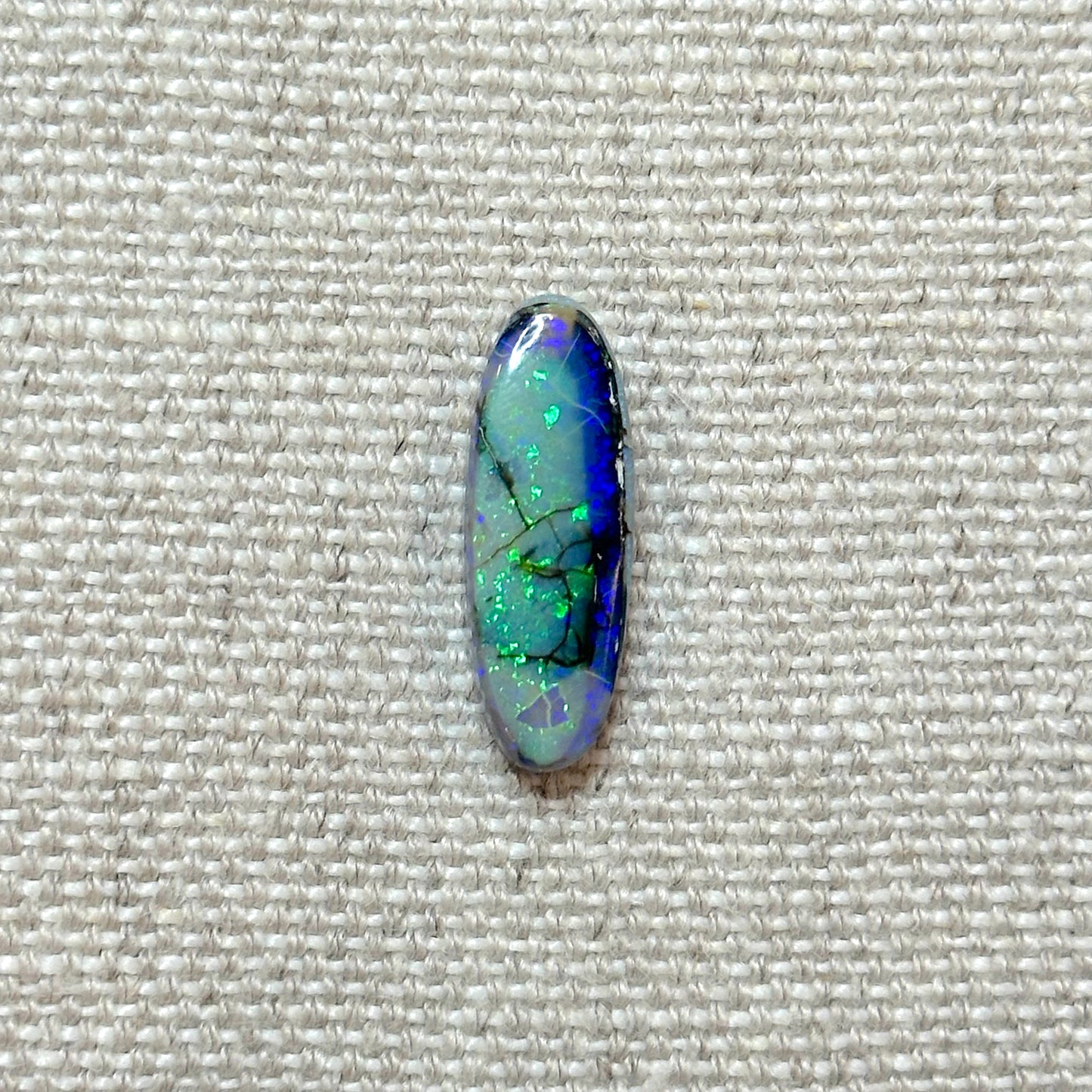 Sterling Opal 8x24mm Oval Cabochon