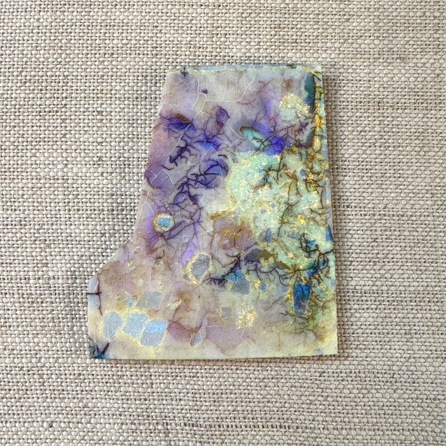 Sterling Opal Unbacked Rough Slab - 10.2 gr