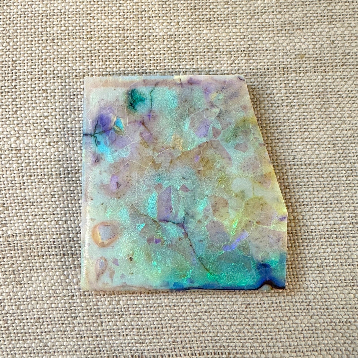 Sterling Opal Unbacked Rough Slab - 11.8 gr