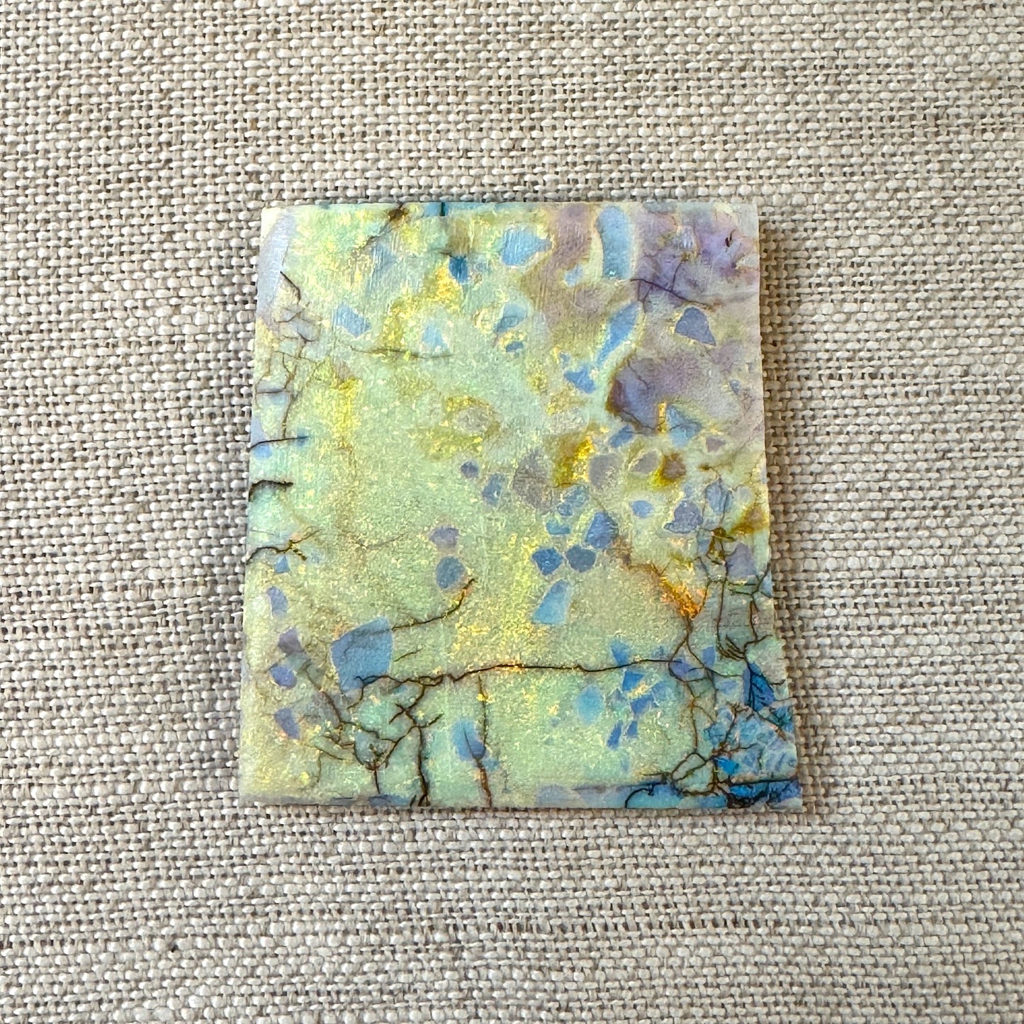 Sterling Opal Unbacked Rough Slab - 7.9 gr