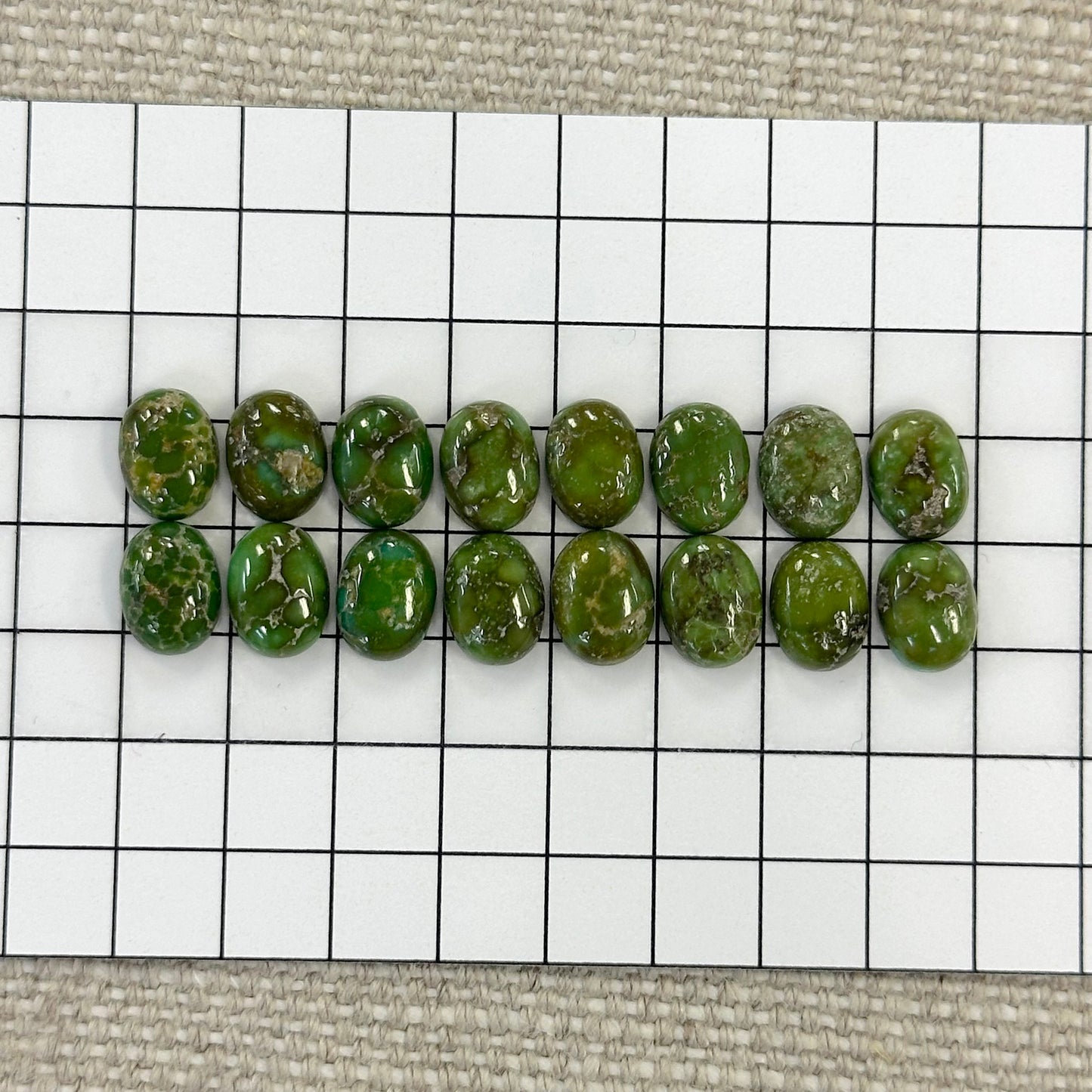 Sonoran Gold Calibrated Cabochon Set-- 16 piece