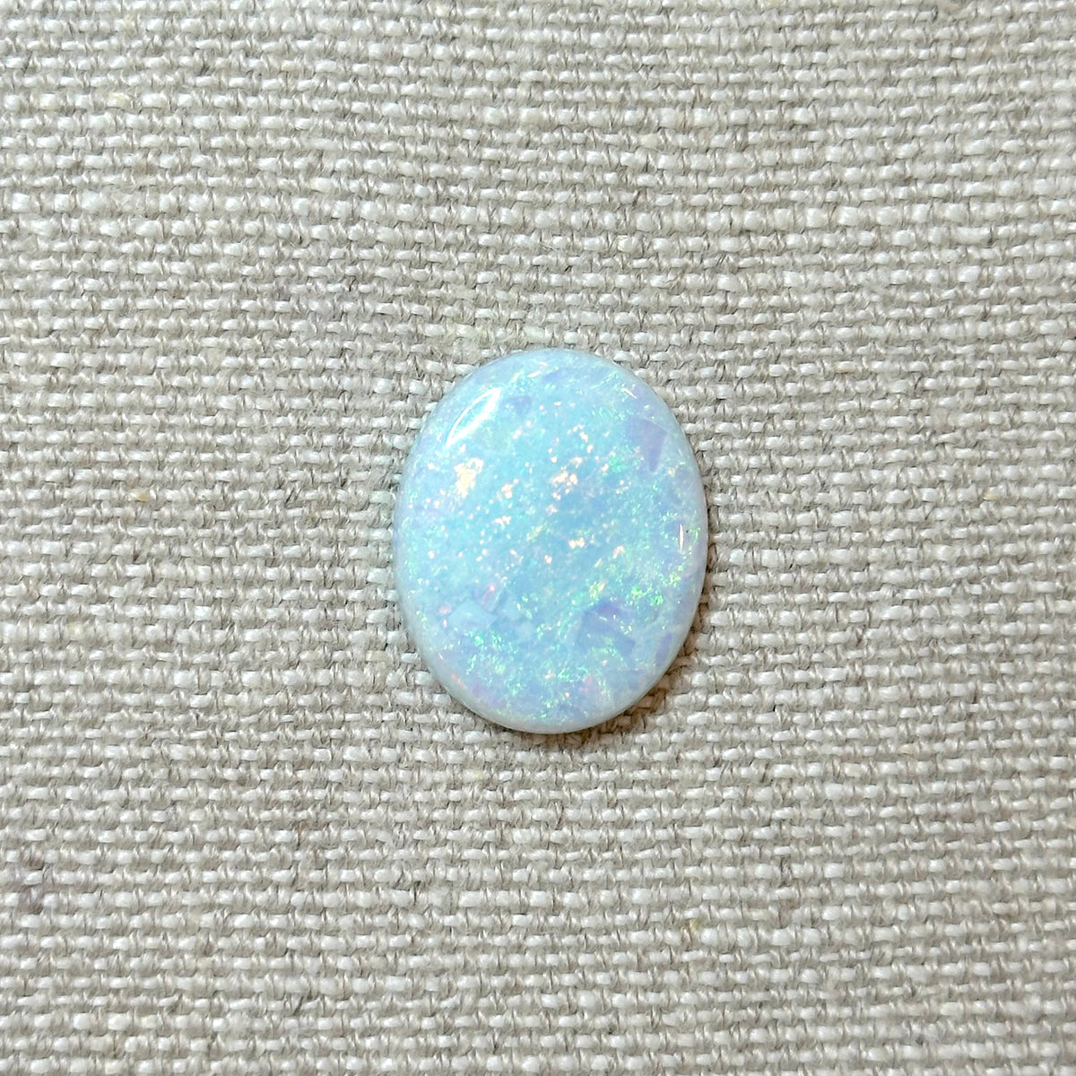 Sterling Opal 18x22mm Oval Cabochon