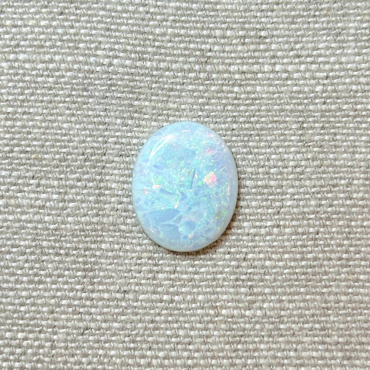 Sterling Opal 18x22mm Oval Cabochon