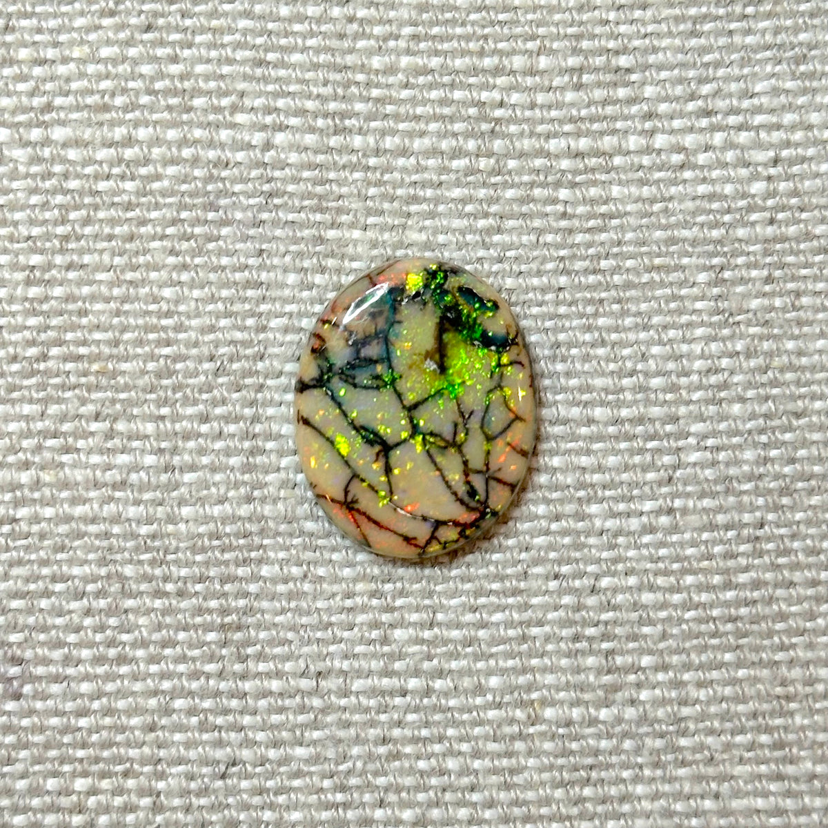 Sterling Opal 18x22mm Oval Cabochon