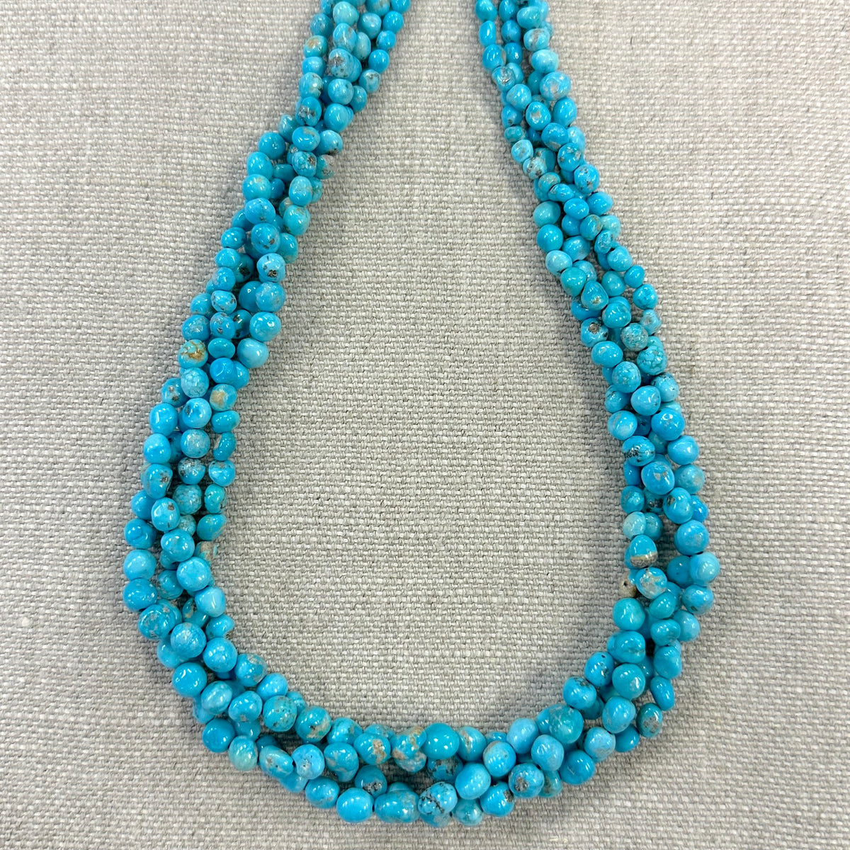 Bluebird 3.5-6.5mm Graduated Smooth Nugget Beads -- 16" strand