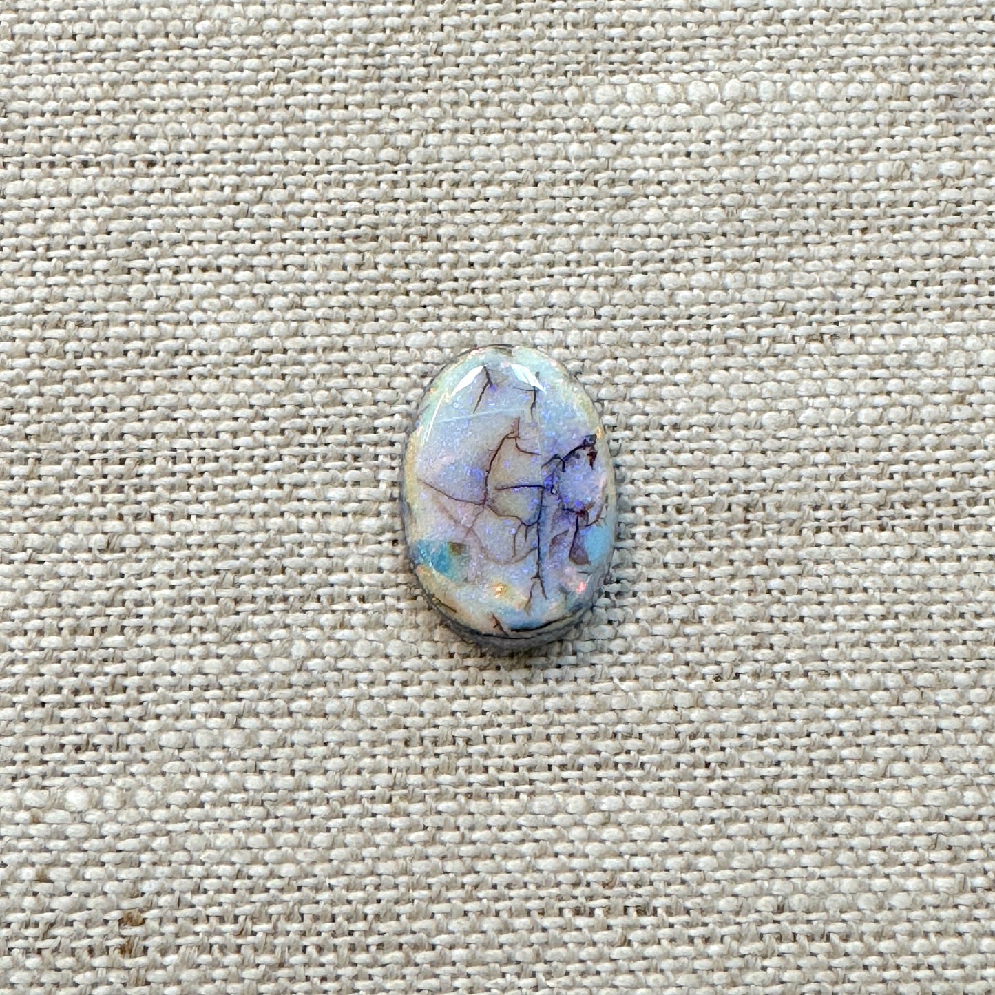 Sterling Opal Oval 10x14mm Cabochon
