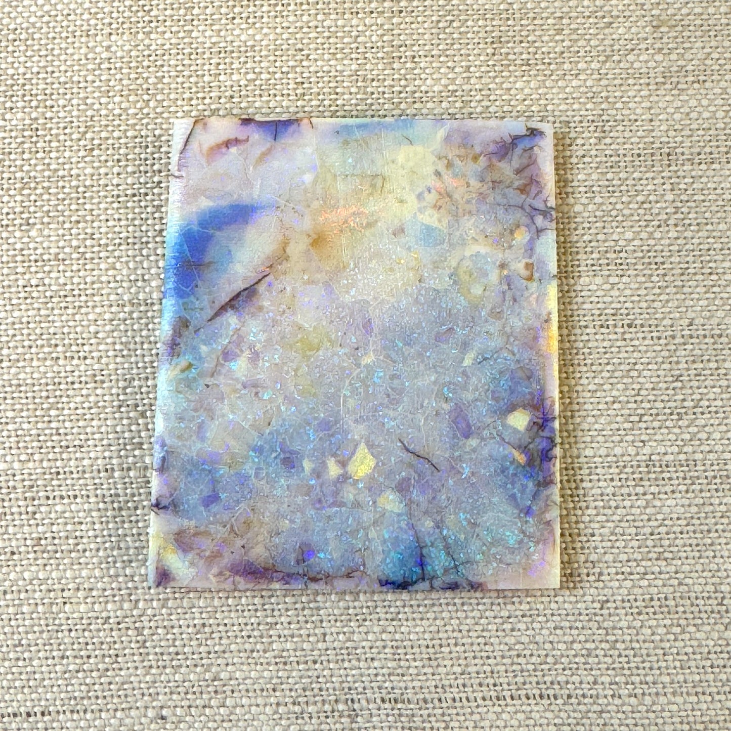 Sterling Opal Unbacked Rough Slab - 8.5 gr