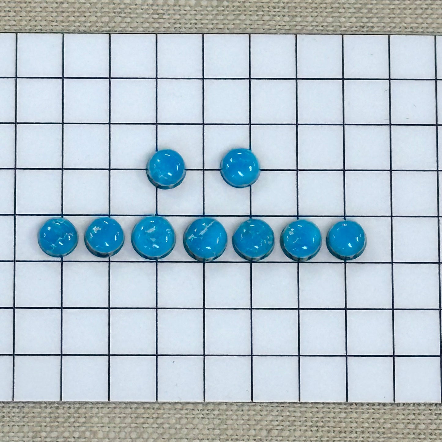 Kingman Ithaca Turquoise Cabochon Set