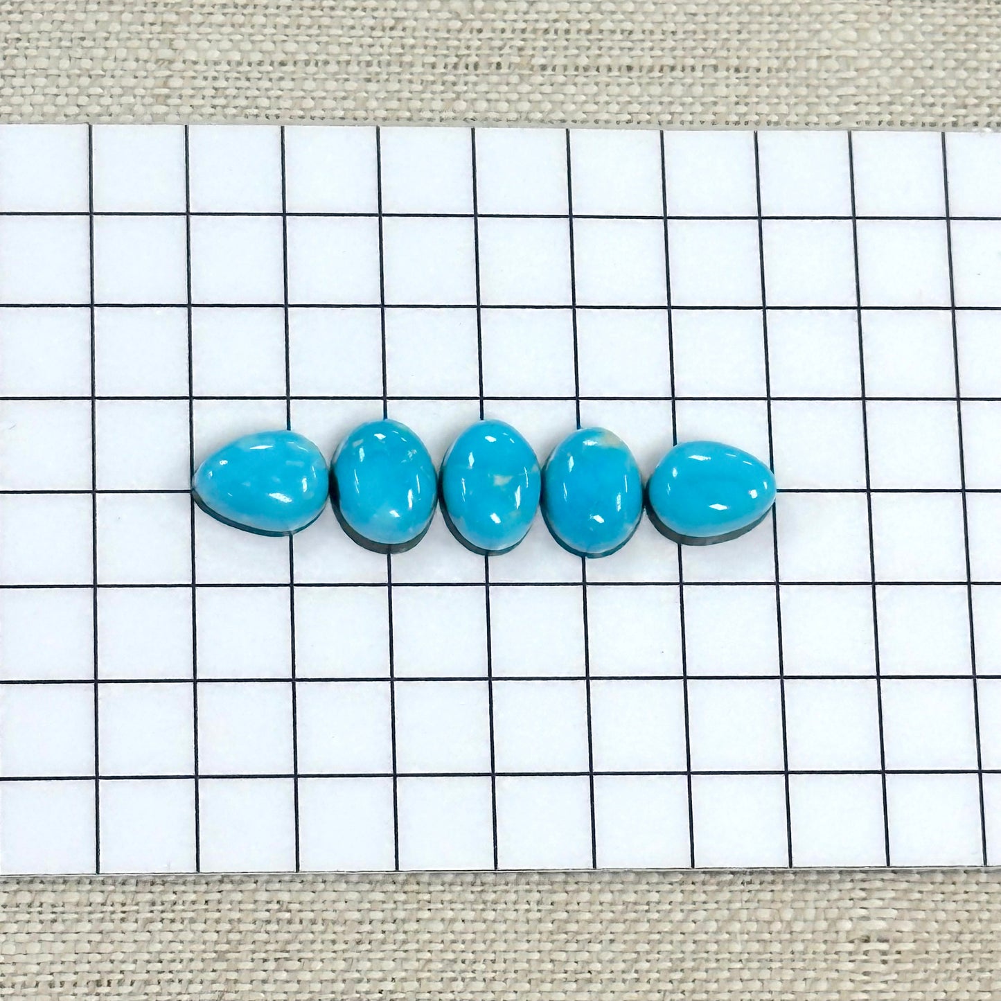 Kingman Ithaca Turquoise Cabochon Set