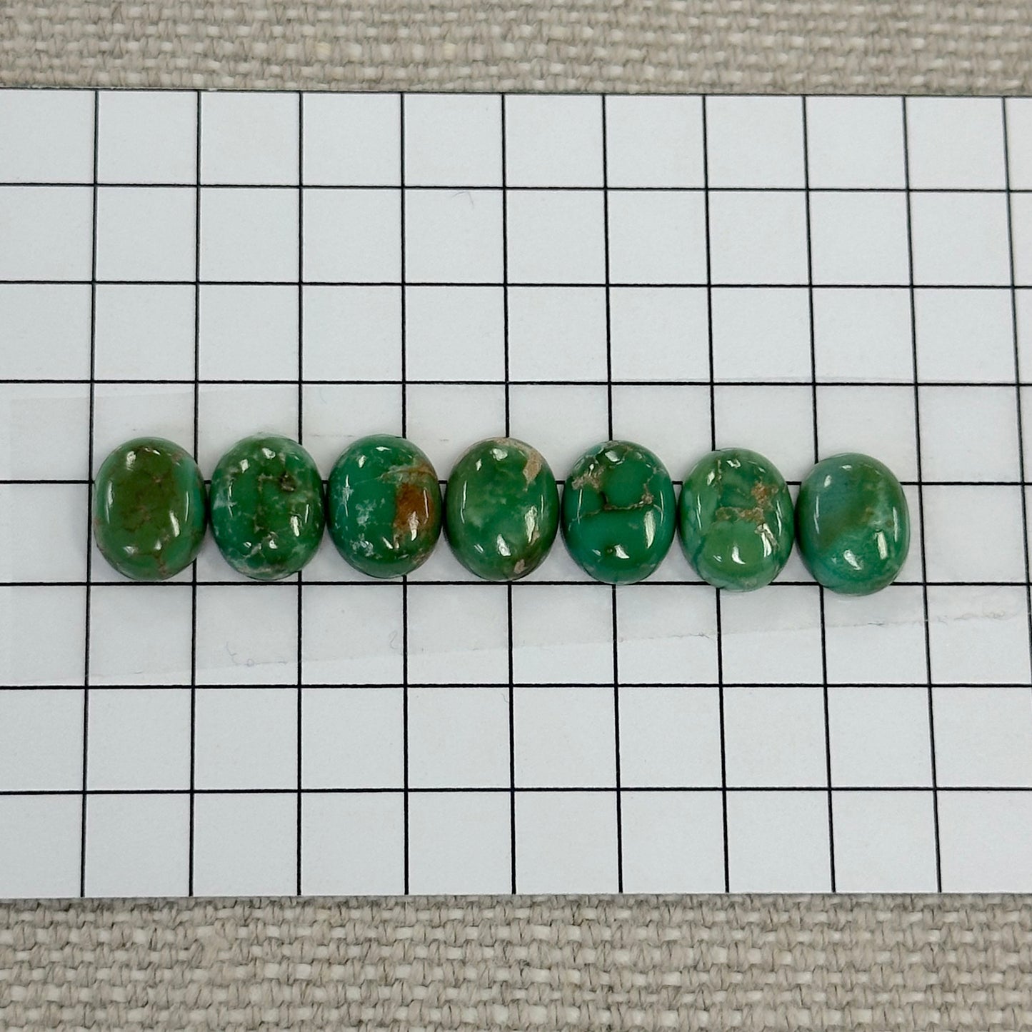 Sonoran Gold Calibrated Cabochon Set-- 7 piece