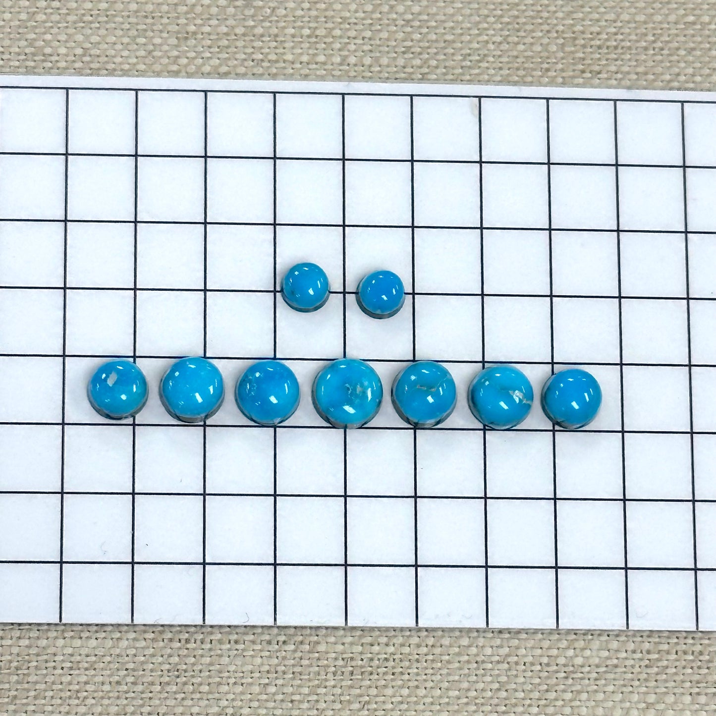 Kingman Ithaca Turquoise Cabochon Set