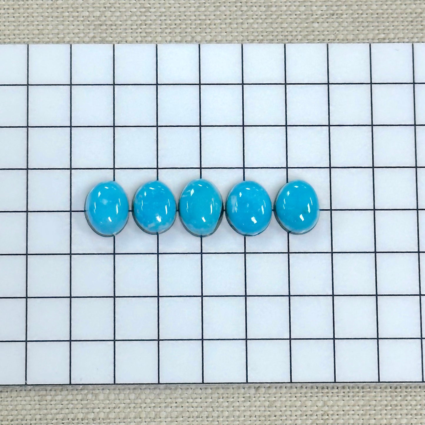 Kingman Ithaca Turquoise Cabochon Set