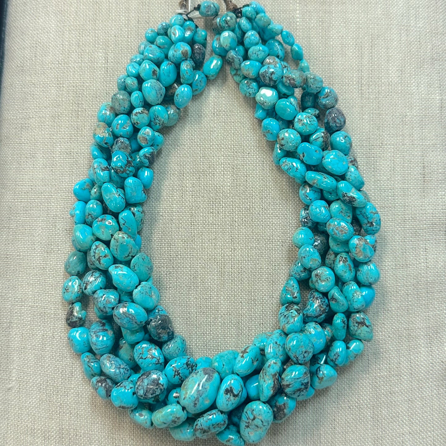 Nevada Tonopah 5mm-10mm Graduated Smooth Nugget Strands --16"
