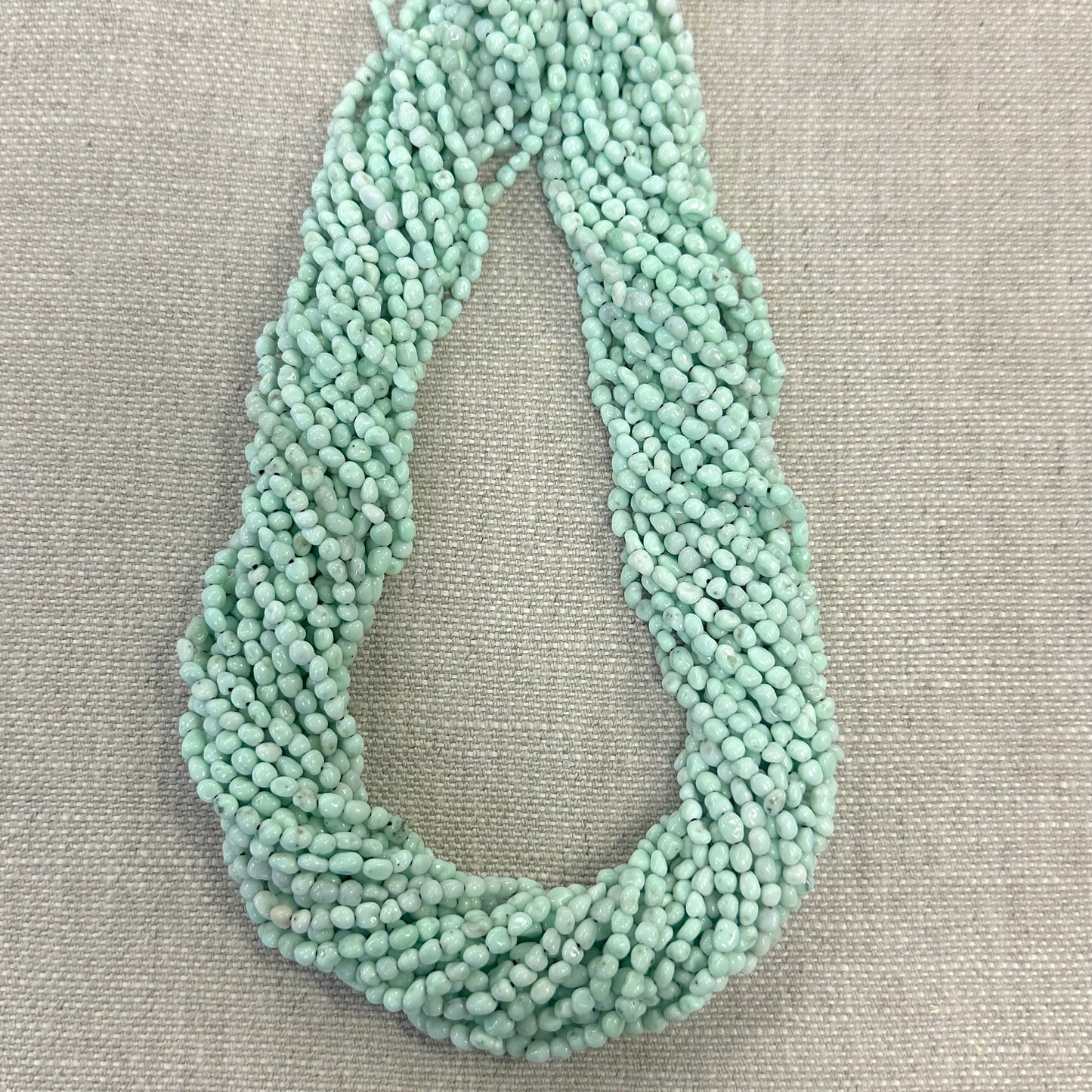 Paloma 3-3.5mm Smooth Nugget Beads -- 18" strand