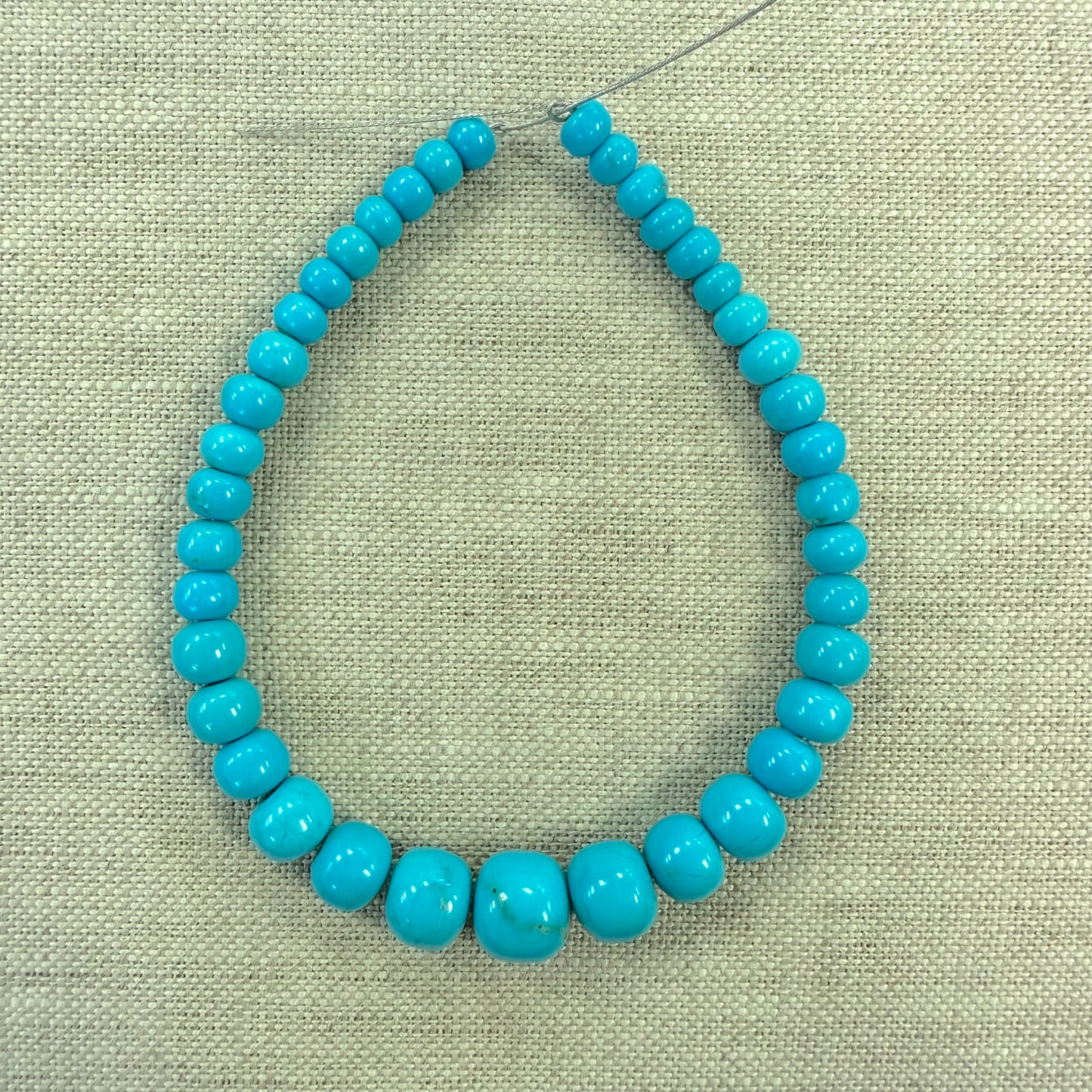 Blue Ridge 5-10mm Graduated Beads -- 8" strand
