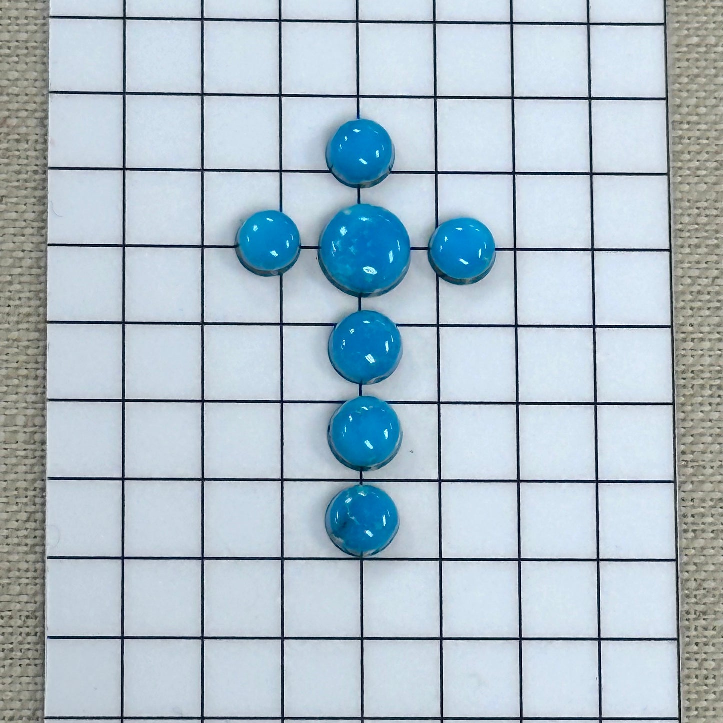 Kingman Ithaca Turquoise Cabochon Set