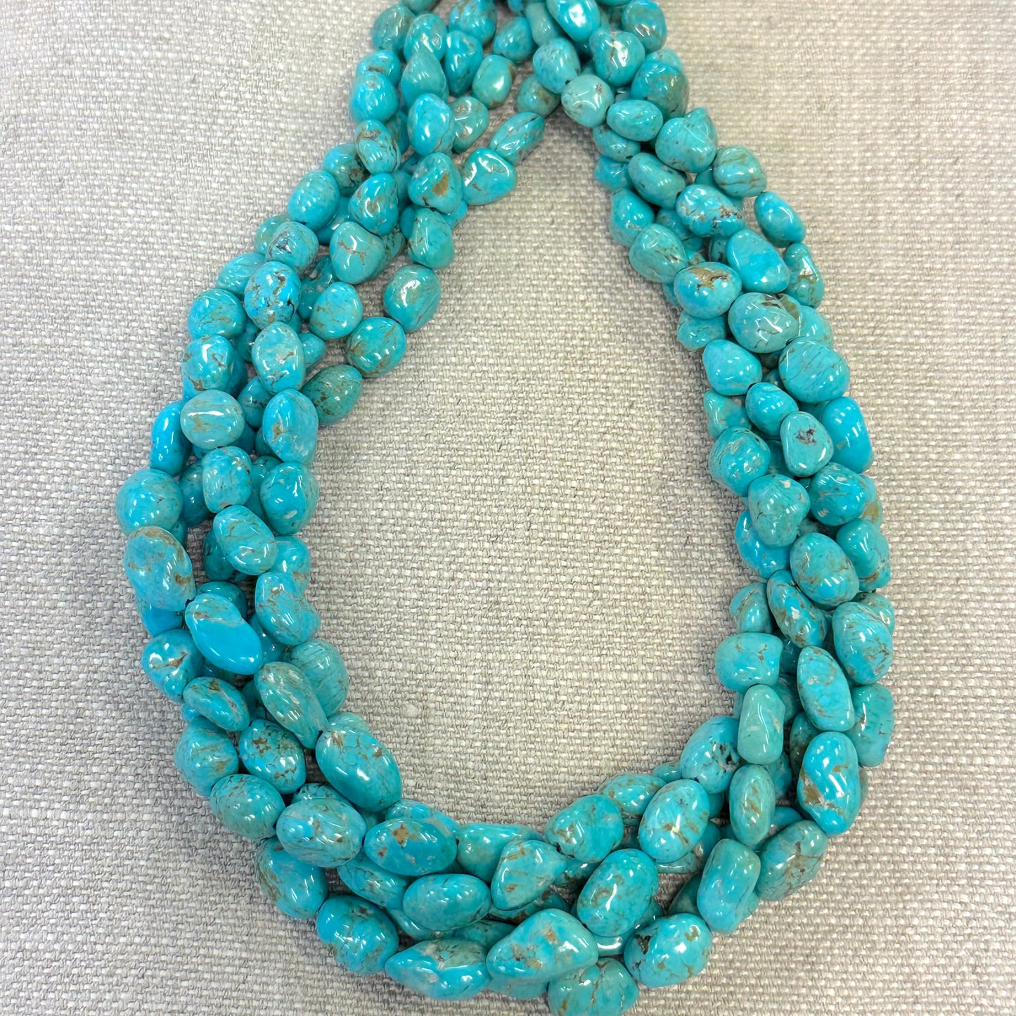 Nevada Tonopah 5.8-9mm Graduated Freeform Nugget Strand --16"