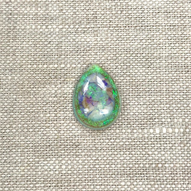 Sterling Opal 13x18mm Pear Cabochon