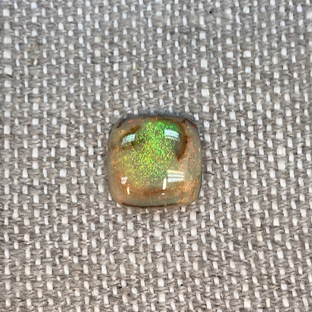 Sterling Opal 12mm Square Cushion Cut