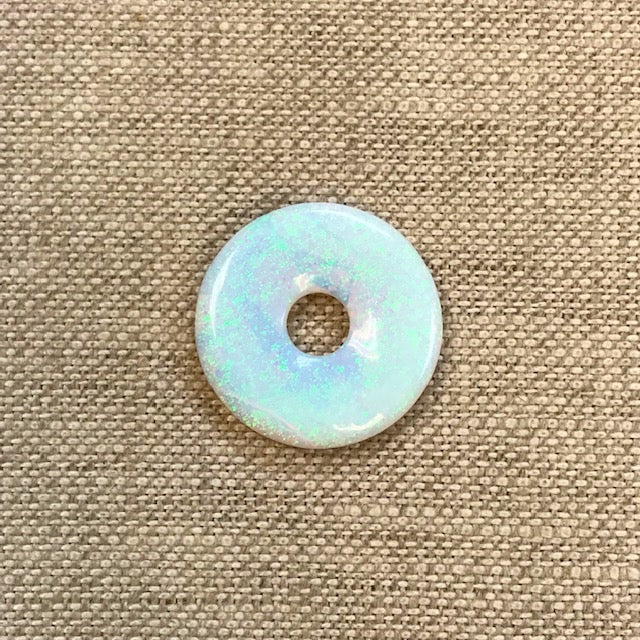 Sterling Opal 20mm Lifesaver