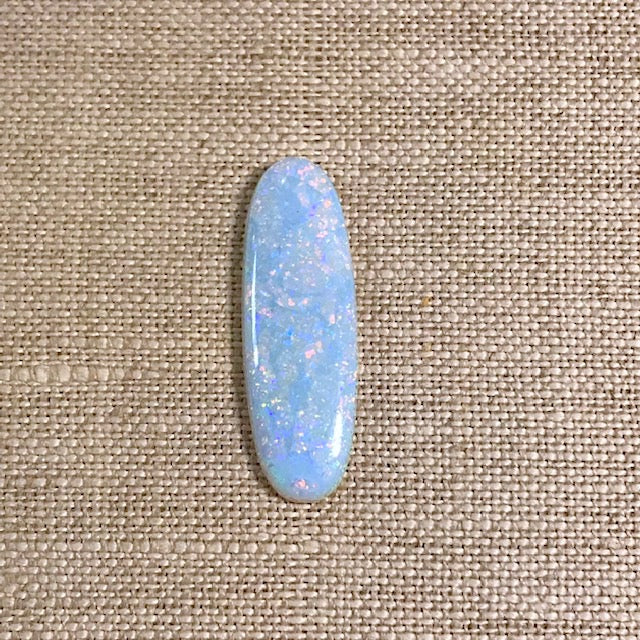 Sterling Opal 10x30mm Oval Cabochon