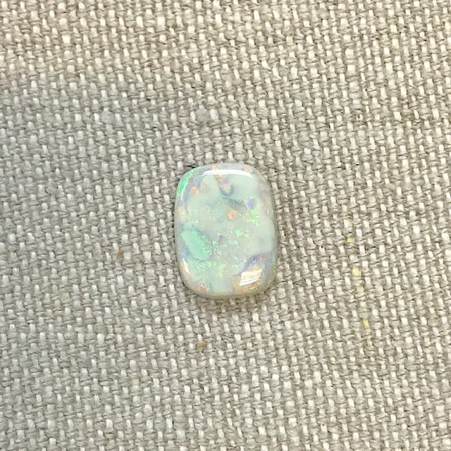 Sterling Opal 12x16mm Rectangle Cabochon