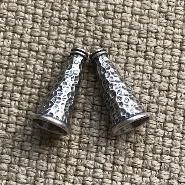 STO Oxidized Sterling Silver Cone Set