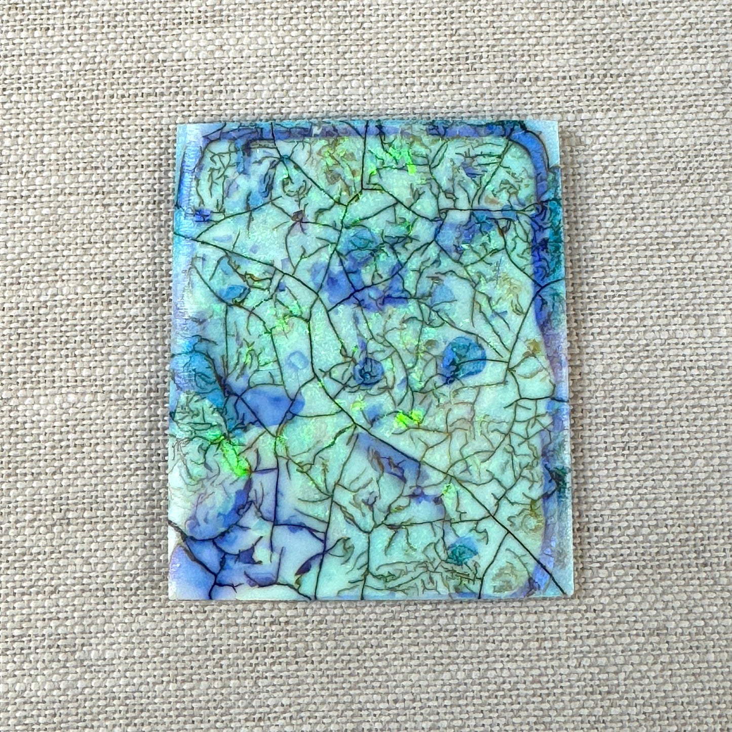 Sterling Opal Unbacked Rough Slab - 10.3 gr