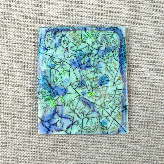 Sterling Opal Unbacked Rough Slab - 10.3 gr