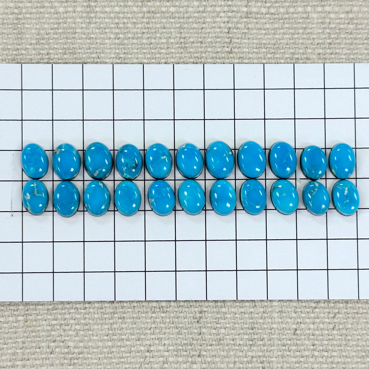 Kingman Ithaca Turquoise Cabochon Set