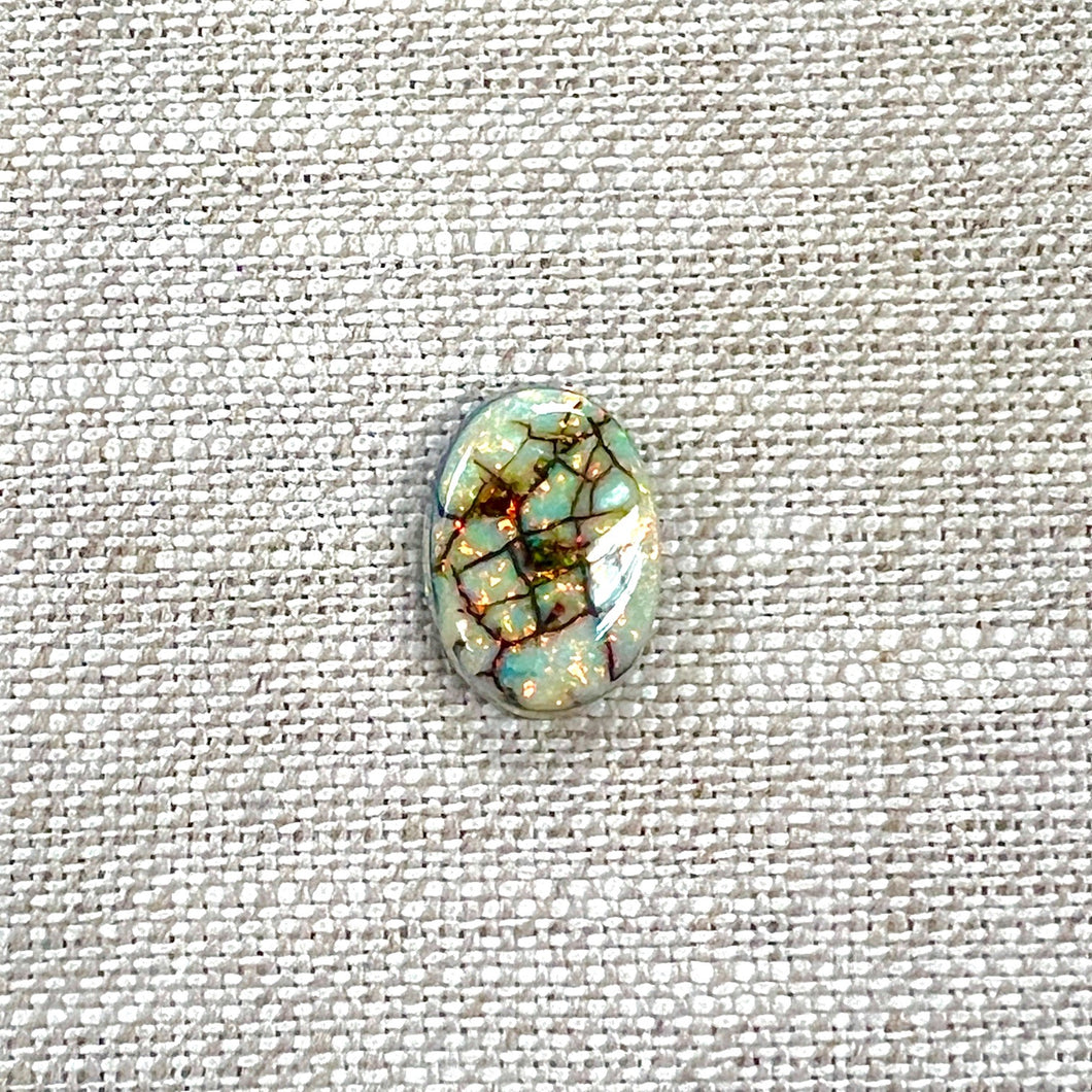 Sterling Opal Oval 10x14mm Cabochon