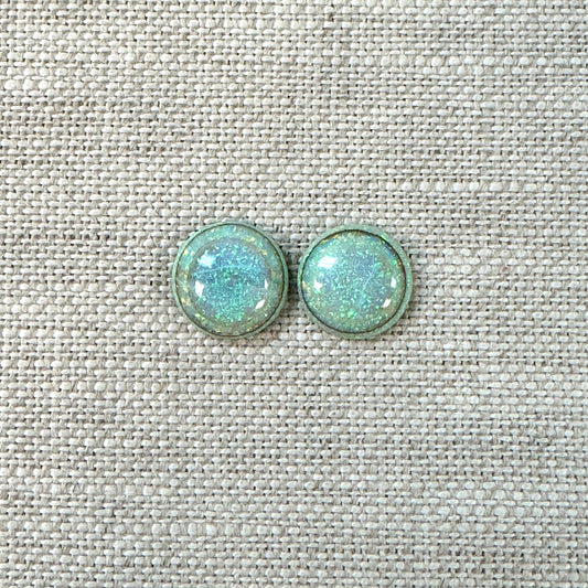 Sterling Opal 10mm Round Cabochon Set