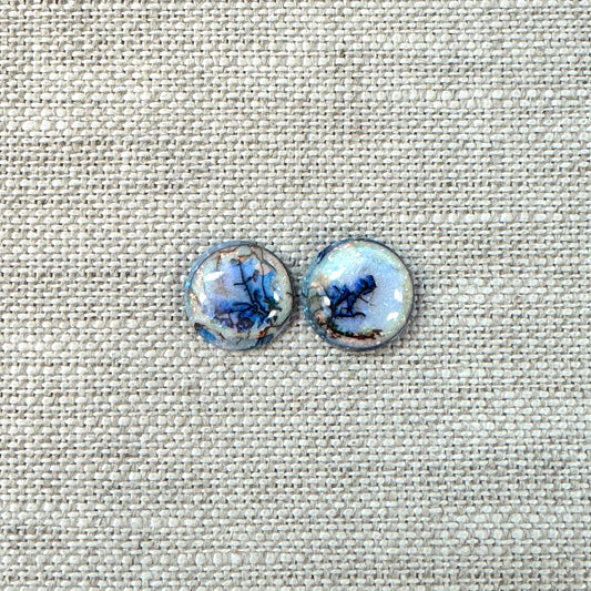 Sterling Opal 10mm Round Cabochon Set